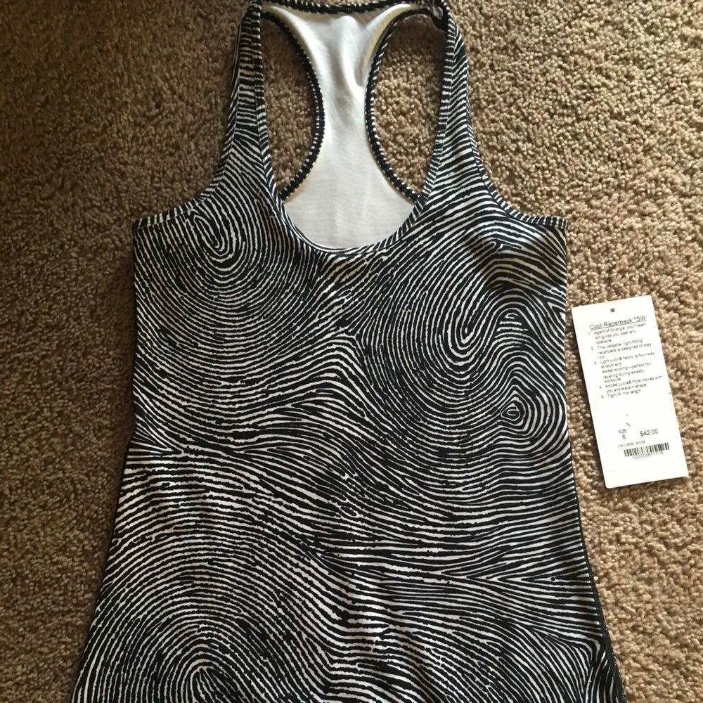 Lululemon CRB Cool Racerback SW tank size 6. Rare!